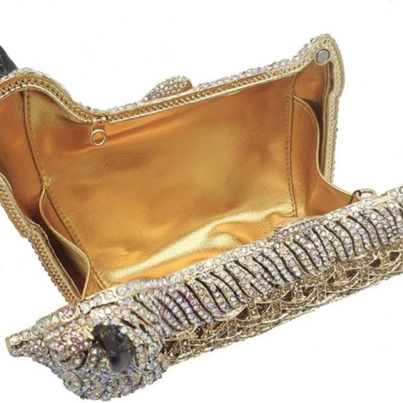 Crystal Rhinestone Evening Purse NWOT - Picture 6 of 7